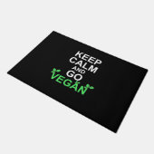 Kalm houden en Vegan gaan Deurmat (Schuin)