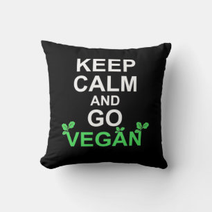 Kalm houden en Vegan gaan Kussen