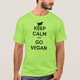 Kalm houden en Vegan gaan T-shirt