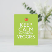 Kalm houden en Veggies kweken Briefkaart (Staand voorkant)