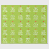 Kalm houden en Veggies kweken Cadeaupapier (Vlak)