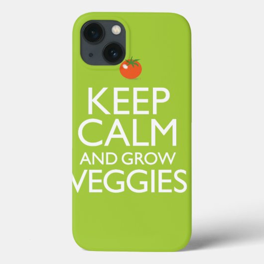 Kalm houden en Veggies kweken Case-Mate iPhone Case (Achterkant)