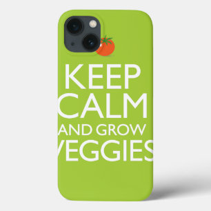 Kalm houden en Veggies kweken iPhone 13 Hoesje