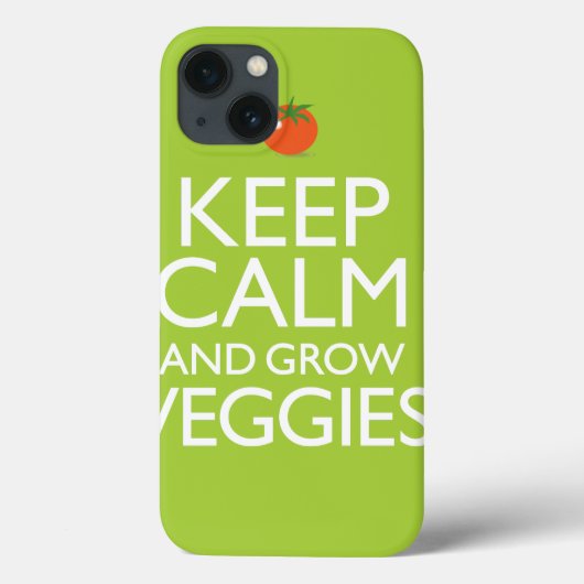 Kalm houden en Veggies kweken Case-Mate iPhone Case (Achterkant)