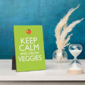 Kalm houden en Veggies kweken Fotoplaat (Zijkant)