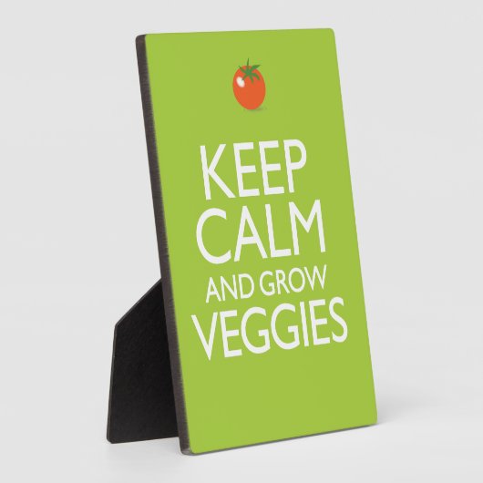 Kalm houden en Veggies kweken Fotoplaat (Zijkant)