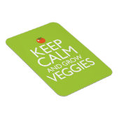 Kalm houden en Veggies kweken Magneet (Rechterzijde)