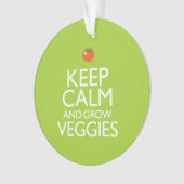 Kalm houden en Veggies kweken Ornament (voorkant)