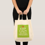 Kalm houden en Veggies kweken Tote Bag (Voorkant (product))