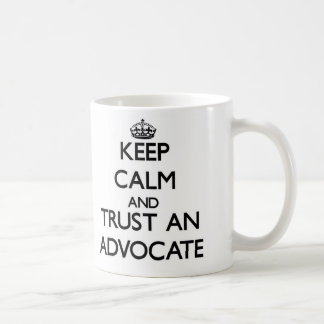 Kalm houden en vertrouwen op Advocate Koffiemok