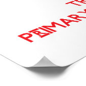 Kalm houden en vertrouwen op de basisleraar poster (Hoek)