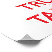 Kalm houden en vertrouwen op de belastingadviseur poster (Hoek)