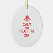 Kalm houden en vertrouwen op de Cpa Keramisch Ornament (Rechts)