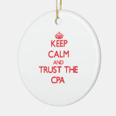 Kalm houden en vertrouwen op de Cpa Keramisch Ornament (Links)