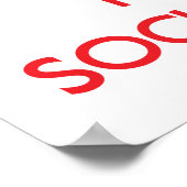 Kalm houden en vertrouwen op de sociale wetgever poster (Hoek)