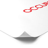 Kalm houden en vertrouwen op een professionele psy poster (Hoek)