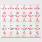 Kalm houden en vertrouwen op je advocaat cadeaupapier (Vlak)