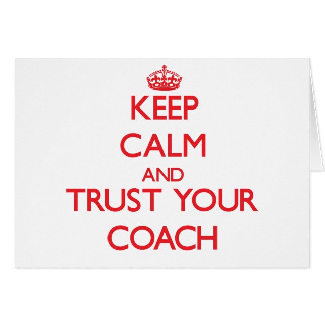 Kalm houden en vertrouwen op je coach (Voorkant Horizontaal)
