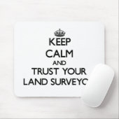 Kalm houden en vertrouwen op je landenquête muismat (Met muis)