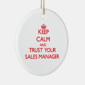 Kalm houden en vertrouwen op je Verkoopmanager Keramisch Ornament (Rechts)