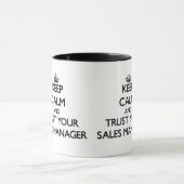 Kalm houden en vertrouwen op je Verkoopmanager Mok (Midden)