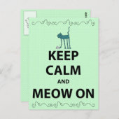 Kalm houden en verzorgen briefkaart (Voorkant / Achterkant)