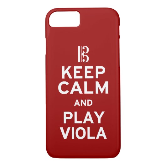 Kalm houden en Viola afspelen Case-Mate iPhone Case (Achterkant)