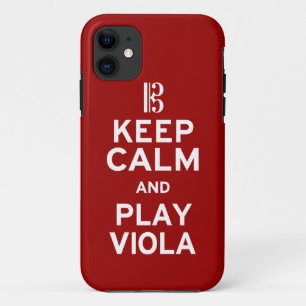 Kalm houden en Viola afspelen iPhone 11 Hoesje