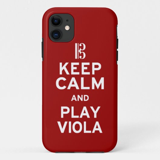 Kalm houden en Viola afspelen Case-Mate iPhone Case (Achterkant)