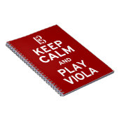 Kalm houden en Viola afspelen Notitieboek (Rechterzijde)