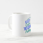 Kalm houden en Vist Koffiemok (Voorkant links)