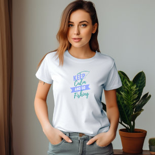 Kalm houden en Vist T-shirt