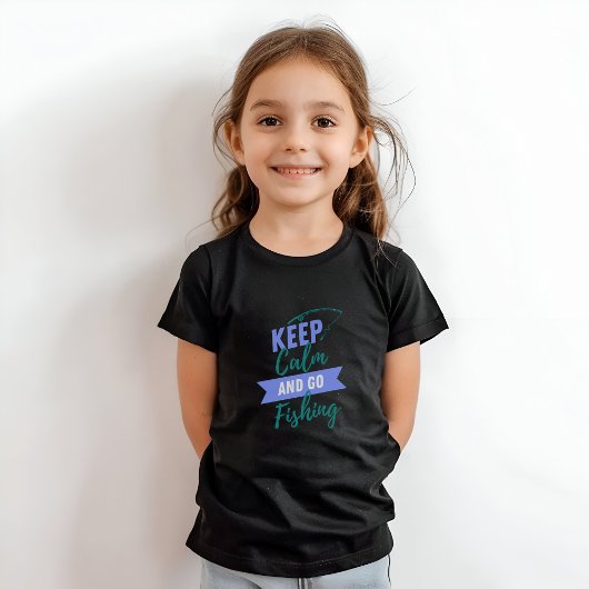 Kalm houden en Vist T-shirt