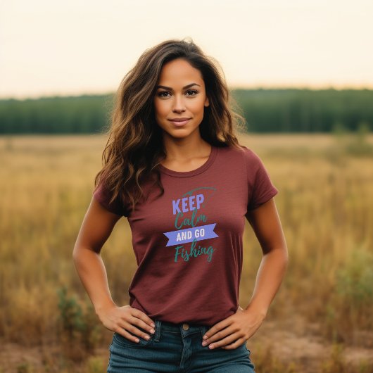 Kalm houden en Vist T-shirt