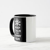 Kalm houden en voer uit mok (Voorkant links)