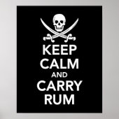 Kalm houden en voer uit poster (Voorkant)