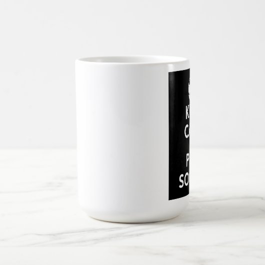 Kalm houden en Voetbal mok afspelen (Center)