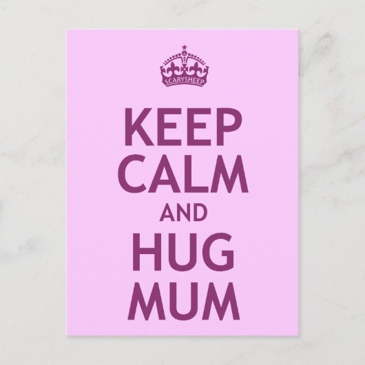 Kalm houden en vol. briefkaart (Voorkant)