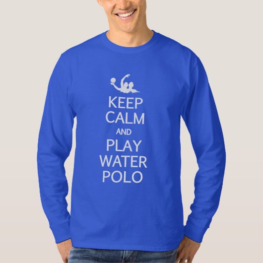 Kalm houden en Water Polo shirt afspelen - kies st (Voorkant)
