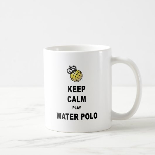 Kalm houden en waterpooproducten afspelen koffiemok (Rechts)