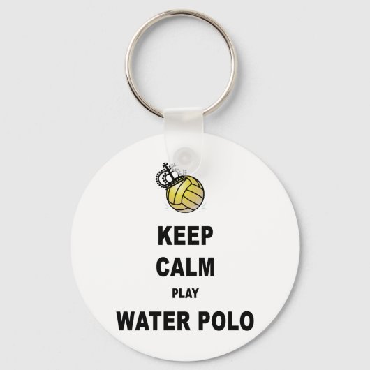 Kalm houden en waterpooproducten afspelen sleutelhanger (Voorkant)