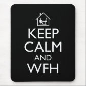 Kalm houden en WFH houden Muismat (Voorkant)