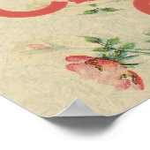 Kalm houden en Wildroses  behandelen Poster (Hoek)