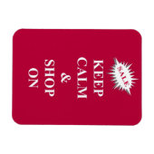 kalm houden en winkelen magneet (Horizontaal)