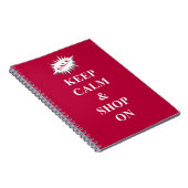 kalm houden en winkelen notitieboek (Rechterzijde)