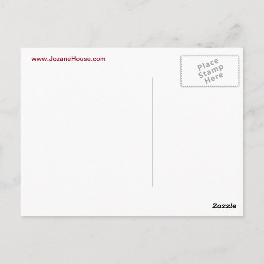 Kalm houden en winkelen op Briefkaart (Achterkant)