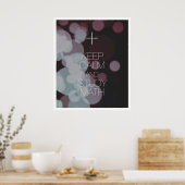 Kalm houden en Wiskunde onderzoeken Poster (Keuken)