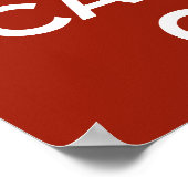  kalm houden en WWII propaganda uitvoeren Poster (Hoek)