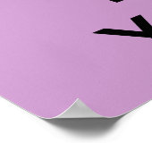 Kalm houden en Yoga Poster doen (Hoek)