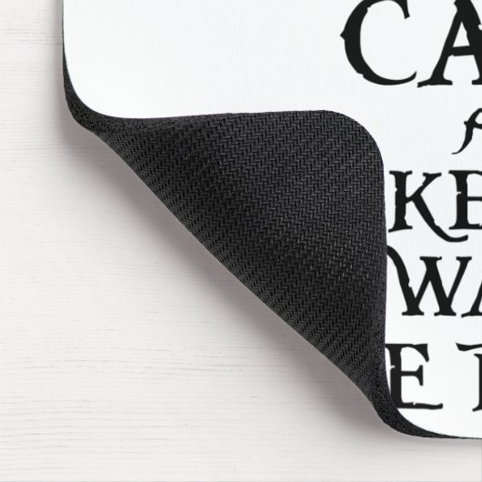 Kalm houden en ze laten rondlopen door de piraat muismat (Hoek)